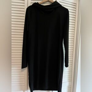Old Navy Black Long Sleeve Turtle Neck Dress